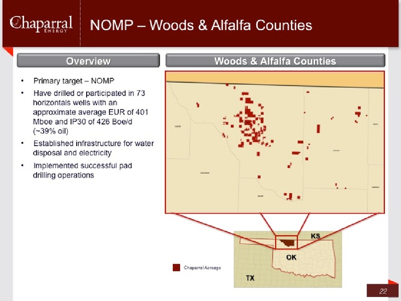 JP Morgan Global High Yield & Leveraged Finance Conference – Chaparral Energy, Inc – slide 22