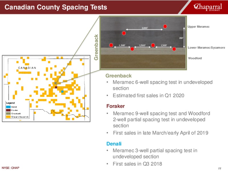 3Q2019 Earnings Presentation – Chaparral Energy – slide 11