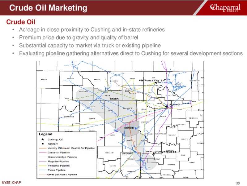 Investor Presentation – Chaparral Energy – slide 25