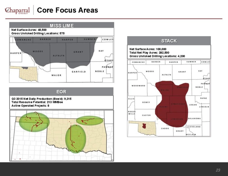 Wells Fargo Annual Energy Symposium – Chaparral Energy, Inc – slide 23