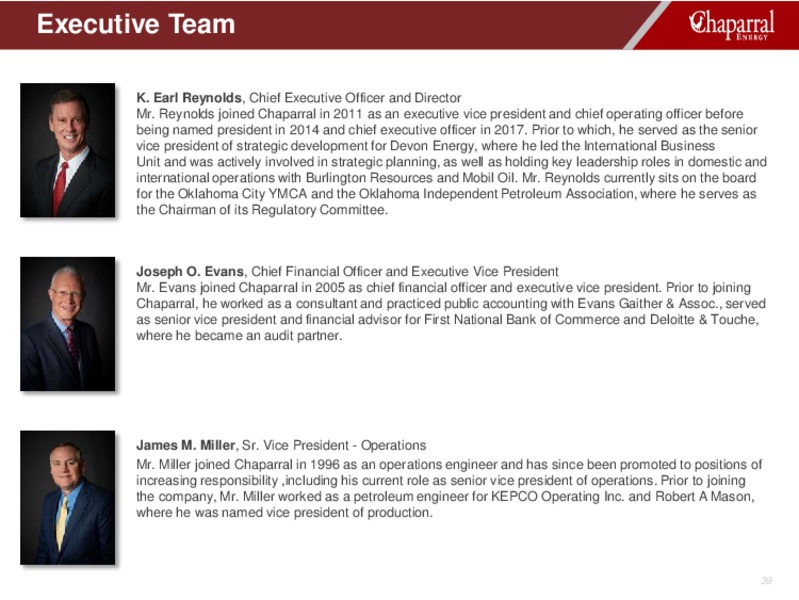 Louisiana Energy Conference – Chaparral Energy, Inc – slide 39