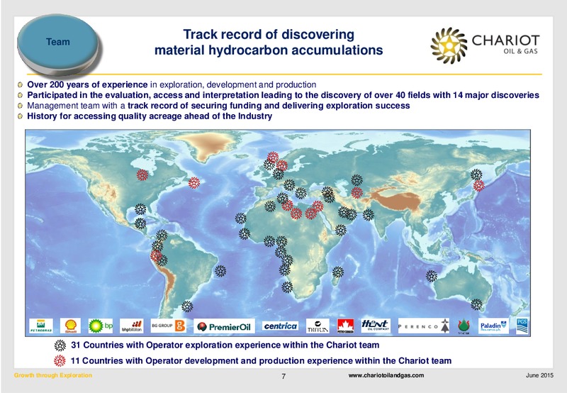 June 2015 Annual General Meeting – Chariot Oil and Gas – slide 6