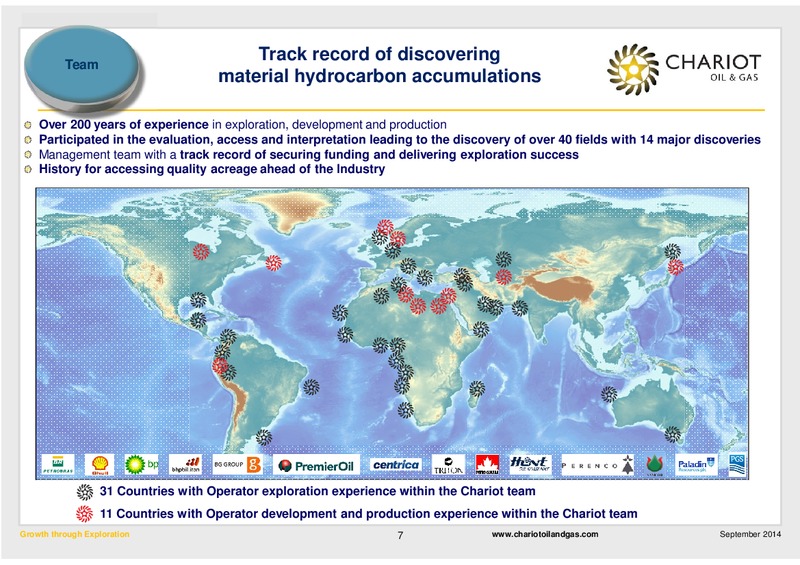 Growth Through Exploration – Chariot Oil and Gas – slide 6