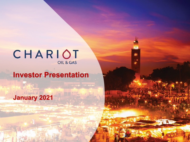 January 2021 Investor Presentation – Chariot Oil and Gas – slide 1