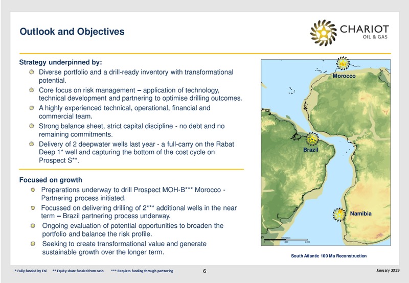 Transformational Growth Through Exploration – Chariot Oil and Gas – slide 5