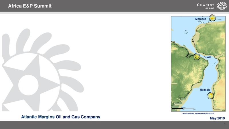 Africa E&P Summit – Chariot Oil and Gas – slide 1