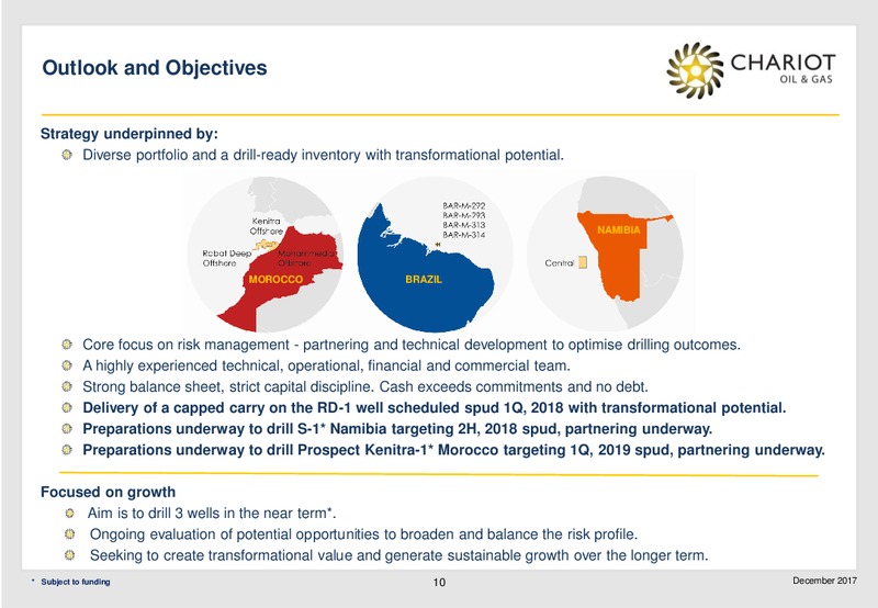 Transformational Growth Through Exploration – Chariot Oil and Gas – slide 9