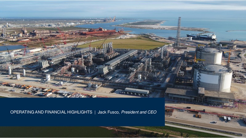 FOURTH QUARTER AND FULL YEAR 2018 CONFERENCE CALL – Cheniere Energy, Inc. – slide 3