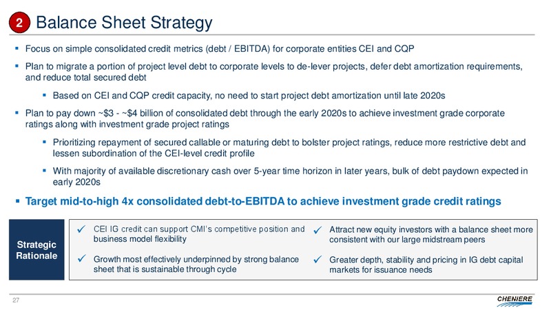 June 2019 Investor Presentation – Cheniere Energy, Inc. – slide 26