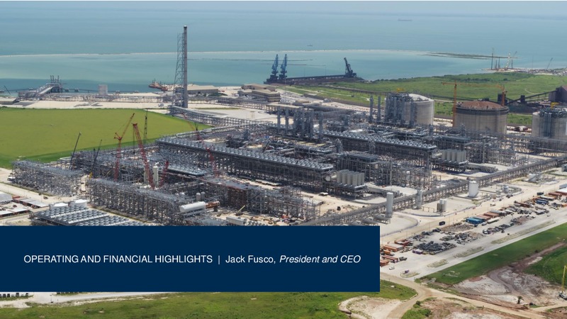 2Q 2019 Earnings Presentation – Cheniere Energy, Inc. – slide 3