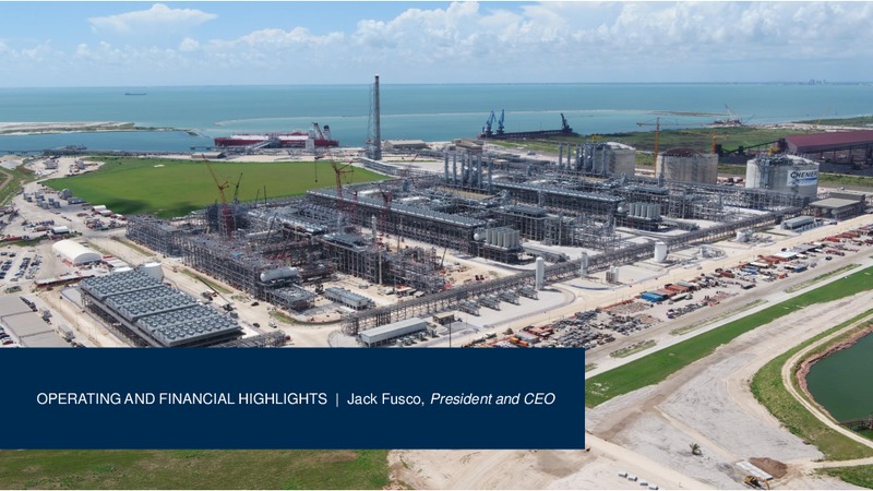 3Q 2019 Earnings Presentation – Cheniere Energy, Inc. – slide 3