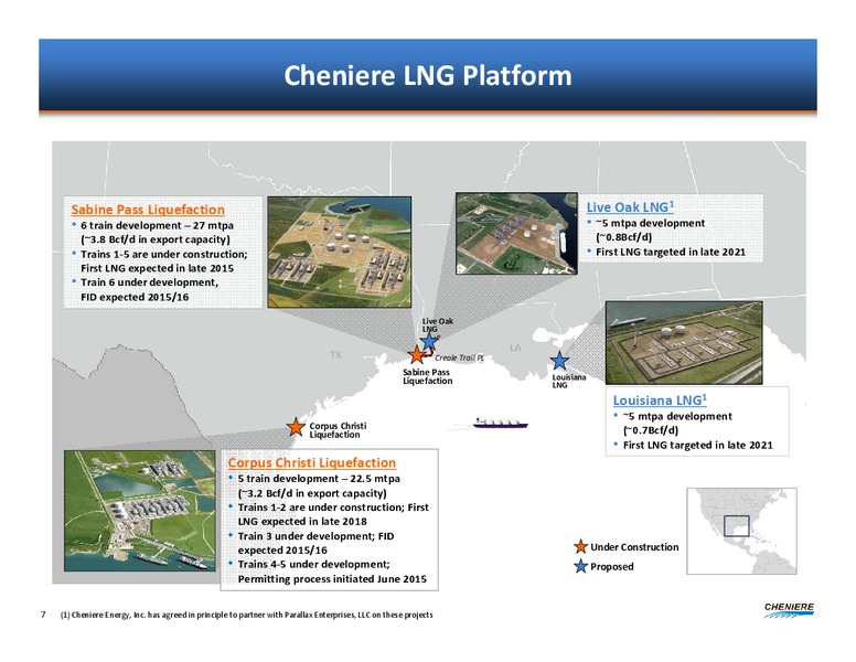 BOML Leveraged Finance Conference – Cheniere Energy, Inc. – slide 6