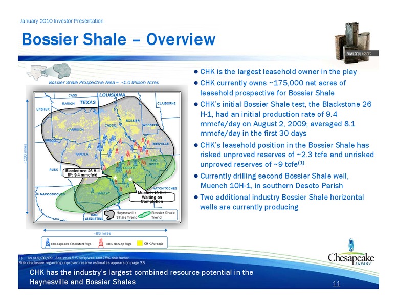 January 2010 Investor Presentation – Chesapeake Energy Corp – slide 11