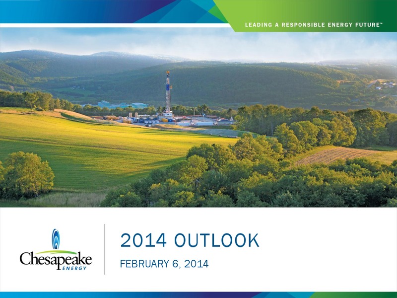 2014 Outlook – Chesapeake Energy Corp – slide 1