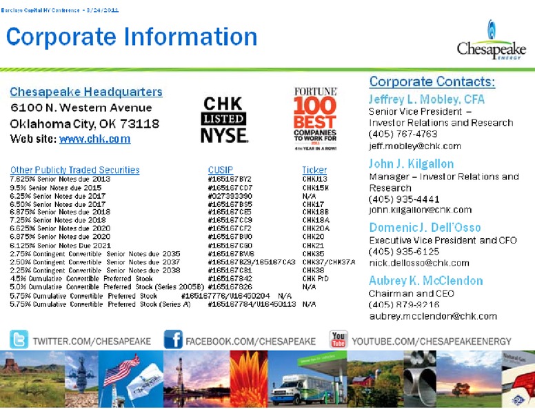 Barclays Capital High Yield Bond and Syndicated Loan Conference – Chesapeake Energy Corp – slide 32