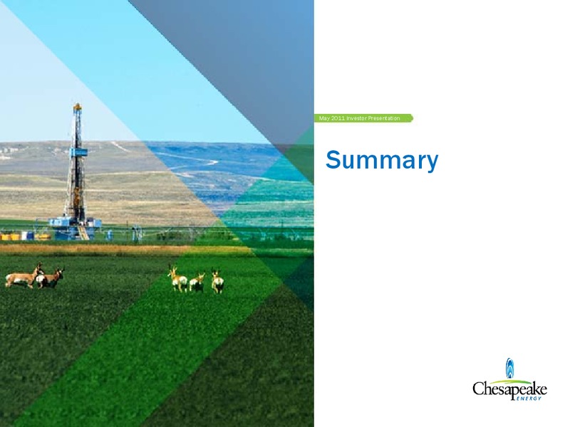 May 2011 Investor Presentation – Chesapeake Energy Corp – slide 32