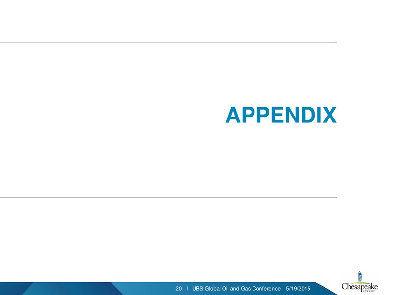 UBS Global Oil & Gas Conference – Chesapeake Energy Corp – slide 19