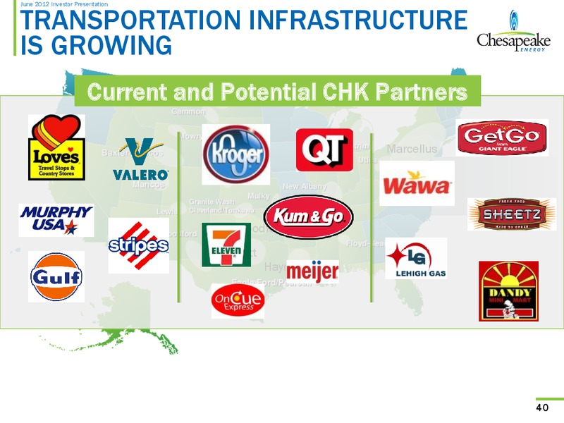 June 2012 Investor Presentation – Chesapeake Energy Corp – slide 40
