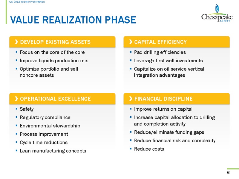 July 2013 Investor Presentation – Chesapeake Energy Corp – slide 5