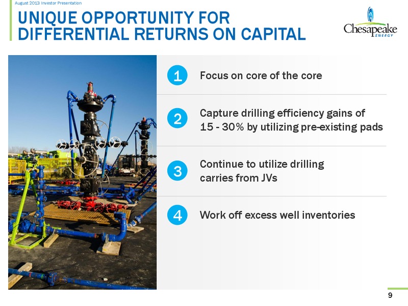 August 2013 Investor Presentation – Chesapeake Energy Corp – slide 8