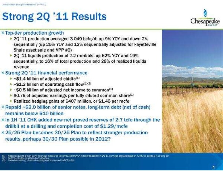 Johnson Rice Energy Conference – Chesapeake Energy Corp – slide 4
