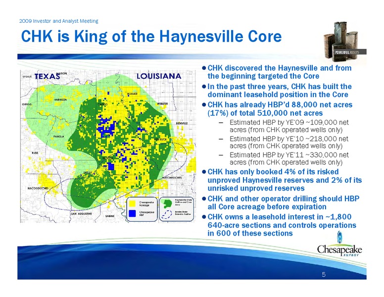 2009 Institutional Investor and Analyst Meeting – Chesapeake Energy Corp – slide 26
