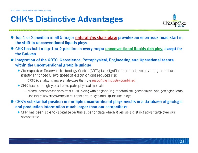 Institutional Investor and Analyst Meeting – Chesapeake Energy Corp – slide 28