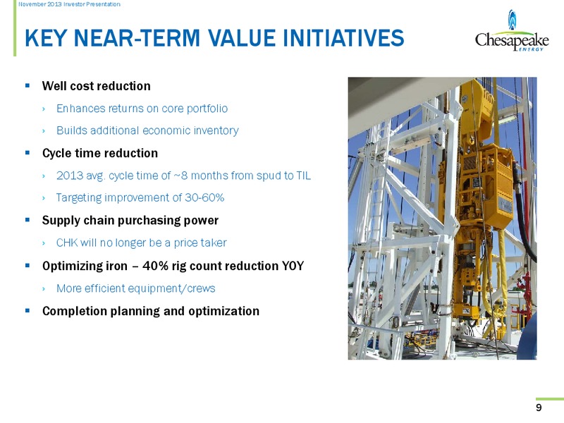 November 2013 Investor Presentation – Chesapeake Energy Corp – slide 8