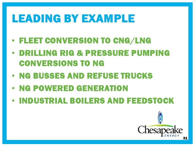 BofA Merrill Lynch Global Energy Conference – Chesapeake Energy Corp – slide 30