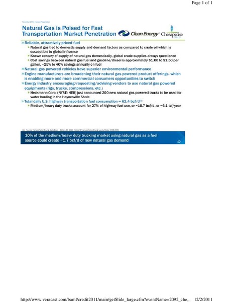 BAML Leveraged Finance Conference – Chesapeake Energy Corp – slide 43