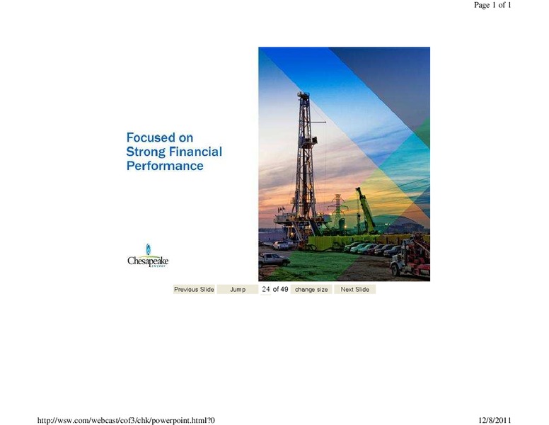 Capital One Southcoast Energy Conference – Chesapeake Energy Corp – slide 24