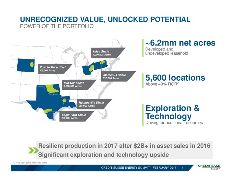 Credit Suisse Energy Summit – Chesapeake Energy Corp – slide 3