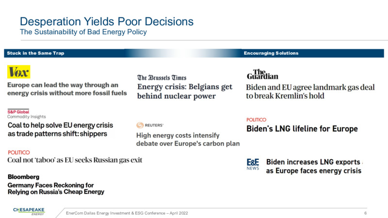 Enercom Dallas Energy Investments & ESG Conference – Chesapeake Energy Corp – slide 5