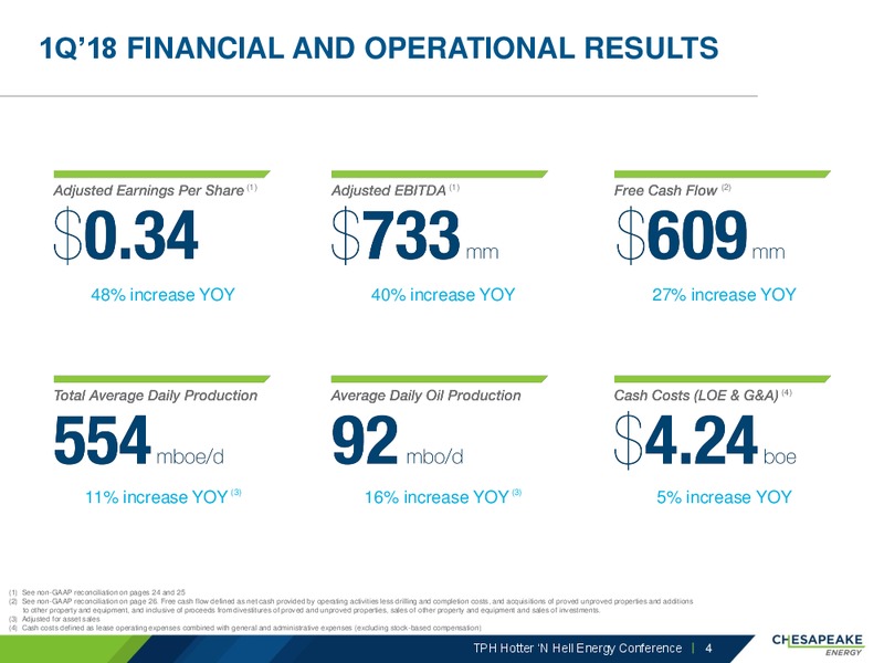 TPH Hotter N Hell Energy Conference – Chesapeake Energy Corp – slide 3