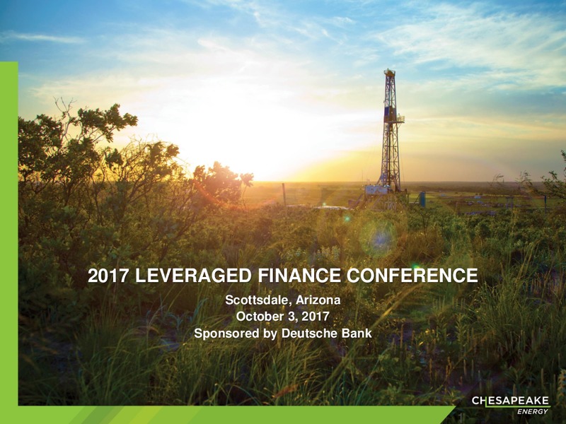 2017 Leverage Finance Conference – Chesapeake Energy Corp – slide 1