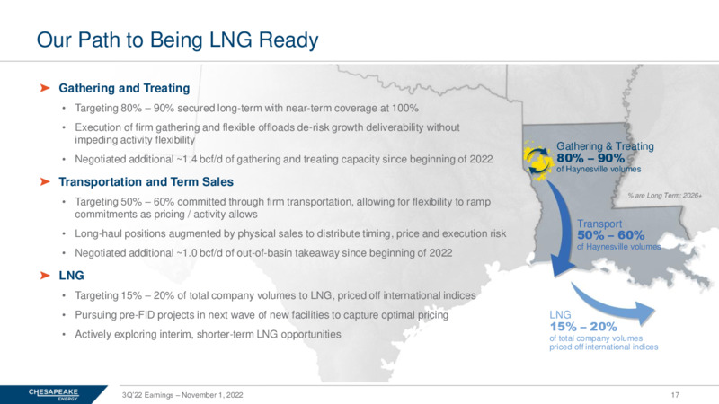 3Q 2022 Earnings Presentation – Chesapeake Energy Corp – slide 16
