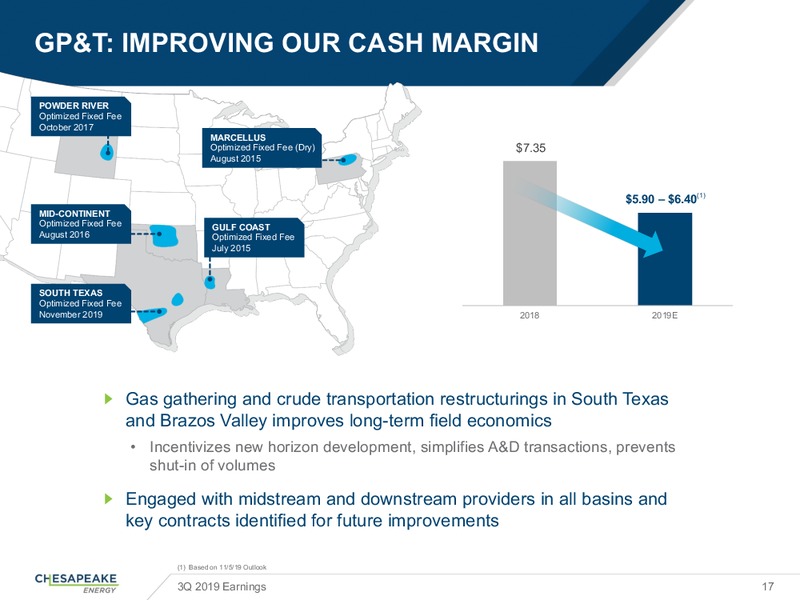 3Q 2019 Earnings Presentation – Chesapeake Energy Corp – slide 16