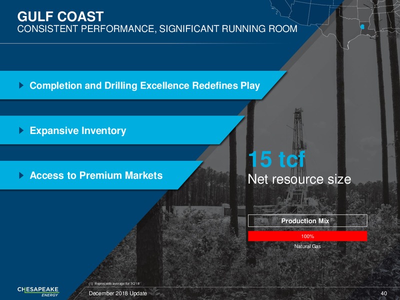 December 2018 Update – Chesapeake Energy Corp – slide 39