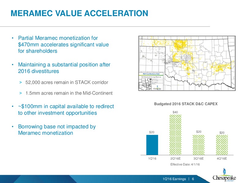 1Q 2016 Earnings – Chesapeake Energy Corp – slide 5
