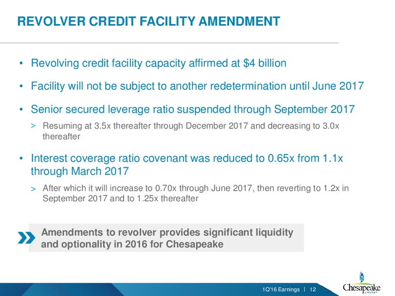 1Q 2016 Earnings – Chesapeake Energy Corp – slide 10