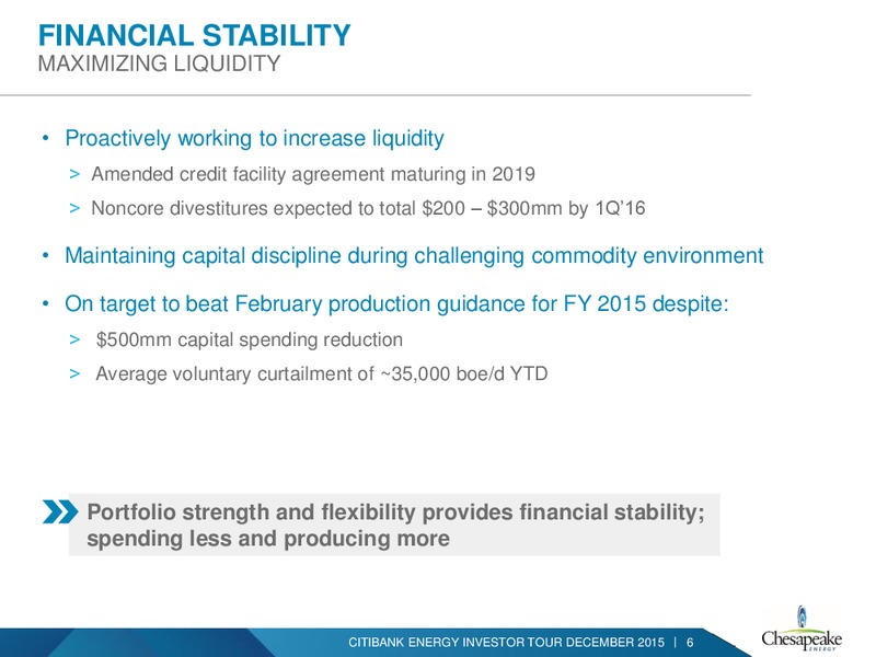 Citibank Energy Investor Presentation – Chesapeake Energy Corp – slide 4