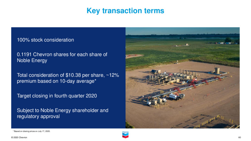 February 2021 Investor Presentation – Chevron Corp – slide 58
