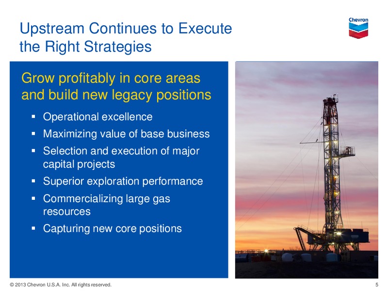 Credit Suisse Energy Summit – Chevron Corp – slide 4