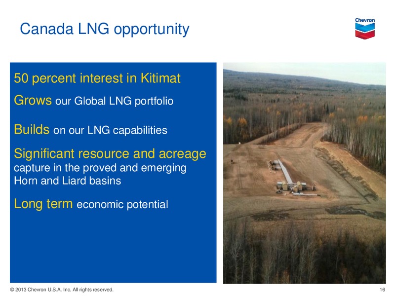 Credit Suisse Energy Summit – Chevron Corp – slide 15
