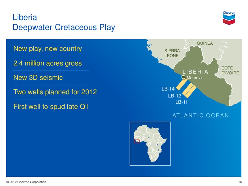Credit Suisse Energy Summit – Chevron Corp – slide 15