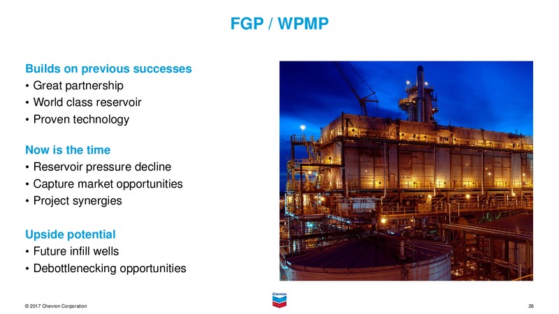 February 2017 Investor Presentation – Chevron Corp – slide 25