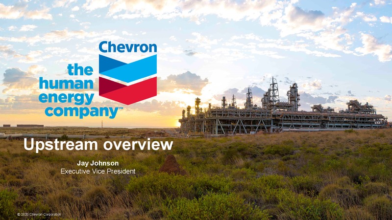 Analyst Day Upstream Overview – Chevron Corp – slide 1