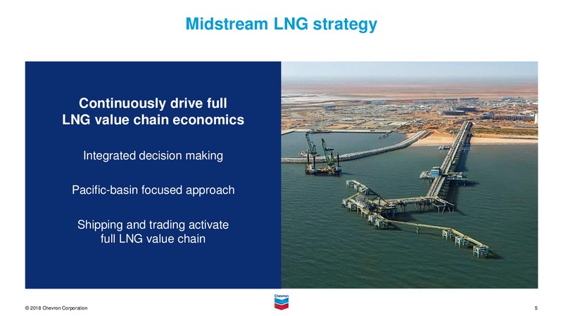Midstream Outlook 2018 – Chevron Corp – slide 5