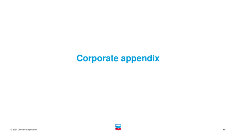 2021 Virtual Chevron Investor Day – Chevron Corp – slide 59