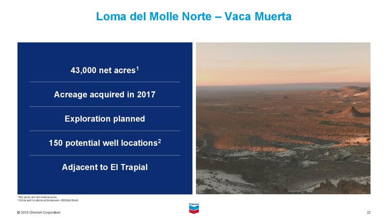 April 2019 Investor Presentation – Chevron Corp – slide 38